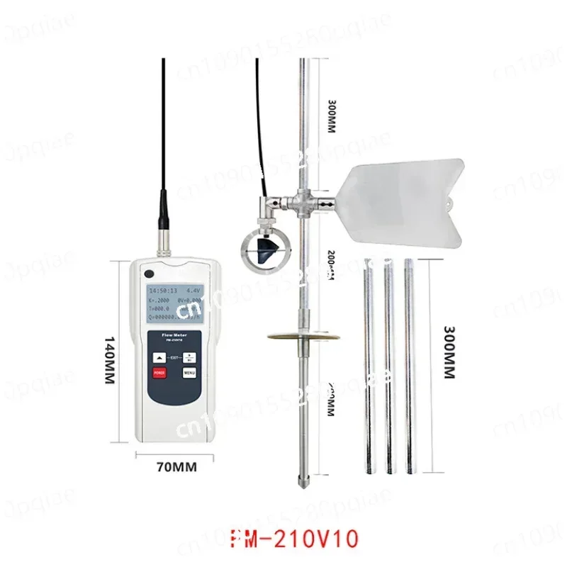 

Digital Flow Meter FM-210V10 Portable Flow Meter Nullah River Reservoir Sewage Farmland Irrigation Flow Meter