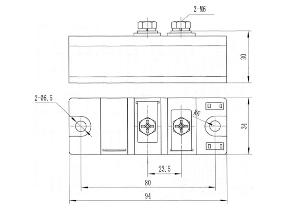 Sensitive control module: MMY20K-750V (Used with ZXQ160A ZXQ200A ) ( 94/80*34 )