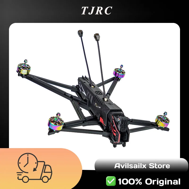 TJRC JianMing 10  FPV Drone IPX7 Waterproof Long Range 10inch Power Combo ELRS 2.4G GPS Module w/ Antenna For Cinematic