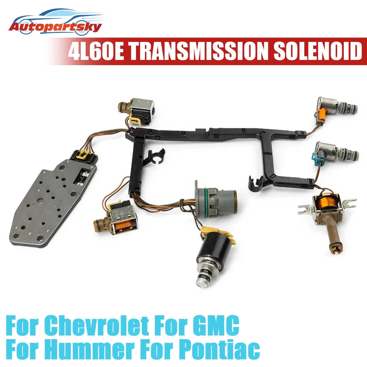 4L60E Transmission Master Solenoid Kit With Wire Harness For Chevrolet For GMC 1993-2002 For Hummer For Pontiac Car Accessories