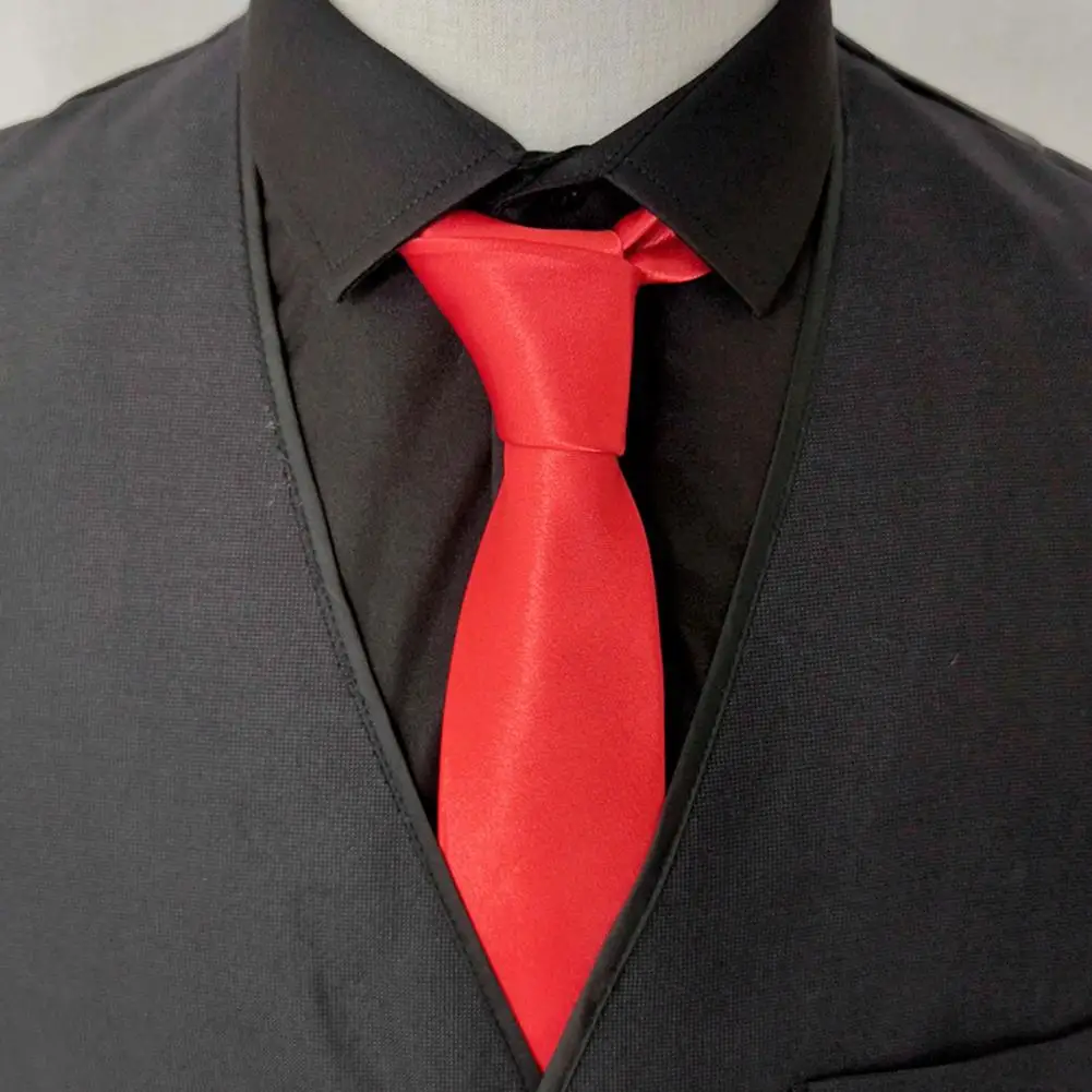 New Classic Business Tie Formal Faux Silk Pointed Style Men Neckwear Business Trips Formal Event Necktie