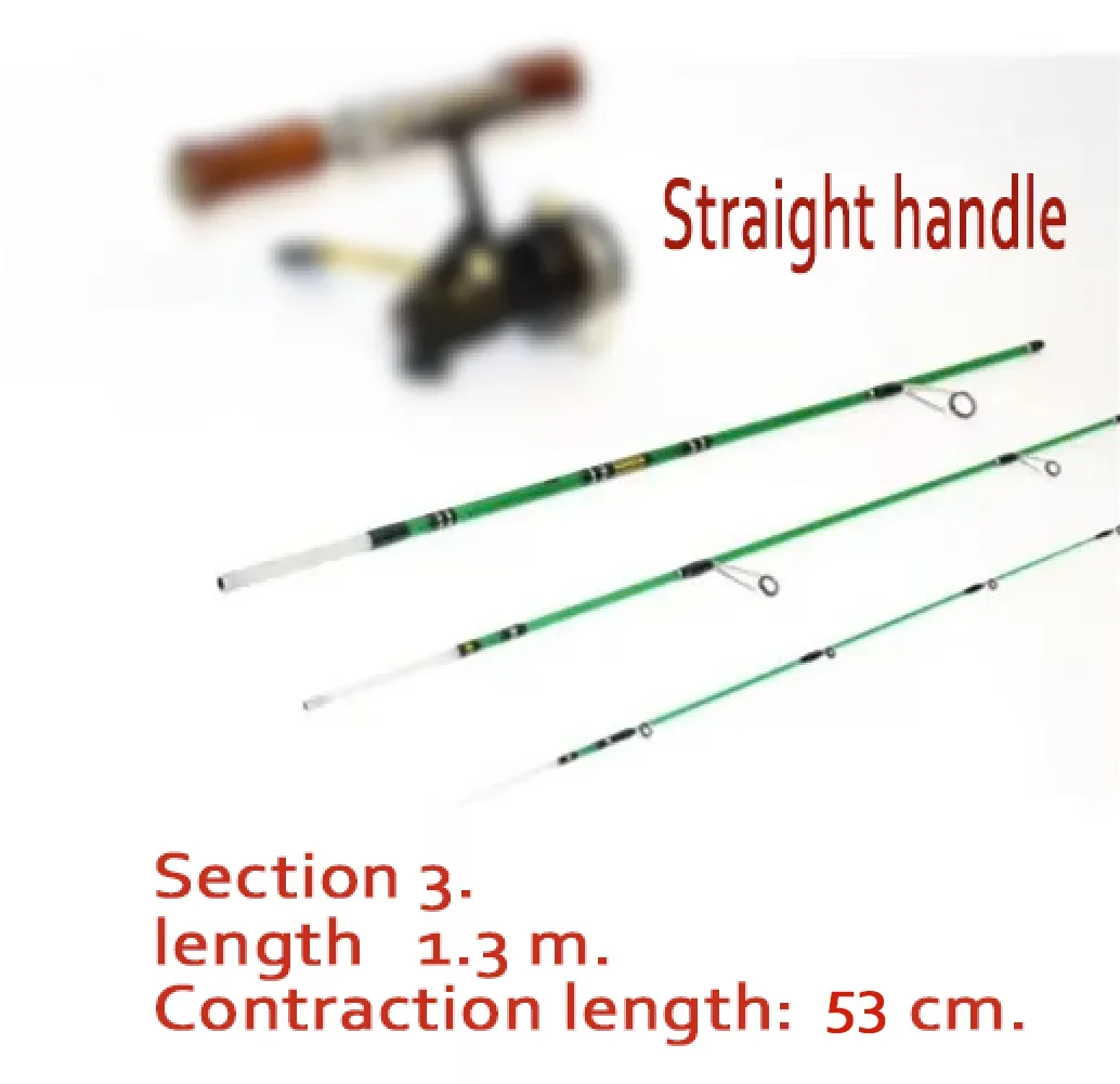 

Byblos Stream Lure Complete Fishing Rod with Fiberglass Handle and 3 Sections. Length 1.3m. UL