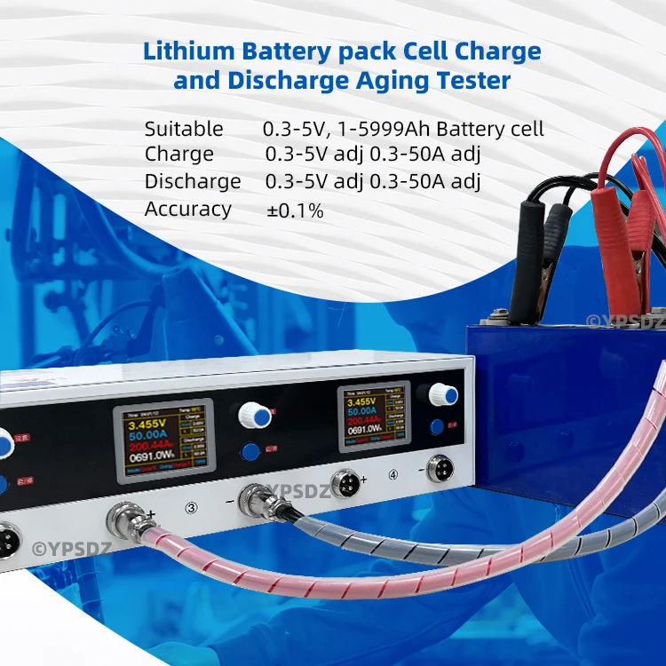 4 Channel Lithium Battery Capacity Tester 5V Cycle 35A Charge 40A Discharge Capacity Tester
