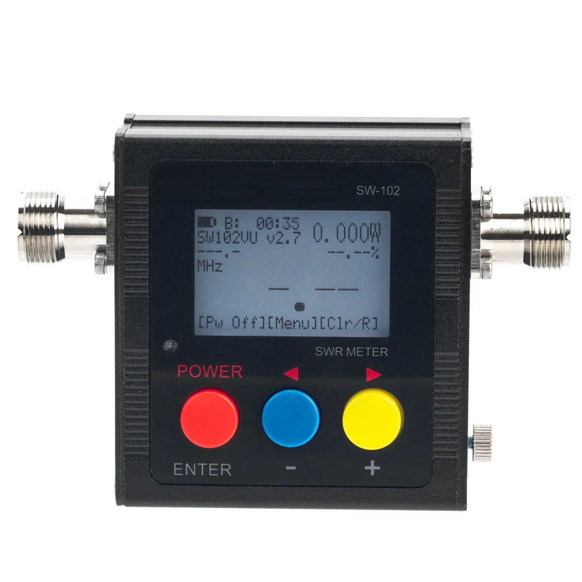 A22I SW-102 Meter 125-520 Mhz Digital VHF/UHF Power SWR Meter SW102 for Two Way Radio US Plug