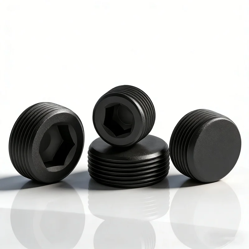 M10 M12 M14 M16 M18 M20 M22-M33 Hex Socket Pipe Plug 12.9 Grade Carbon Steel High Strength Metric Male Thread Oil Blanking Plug