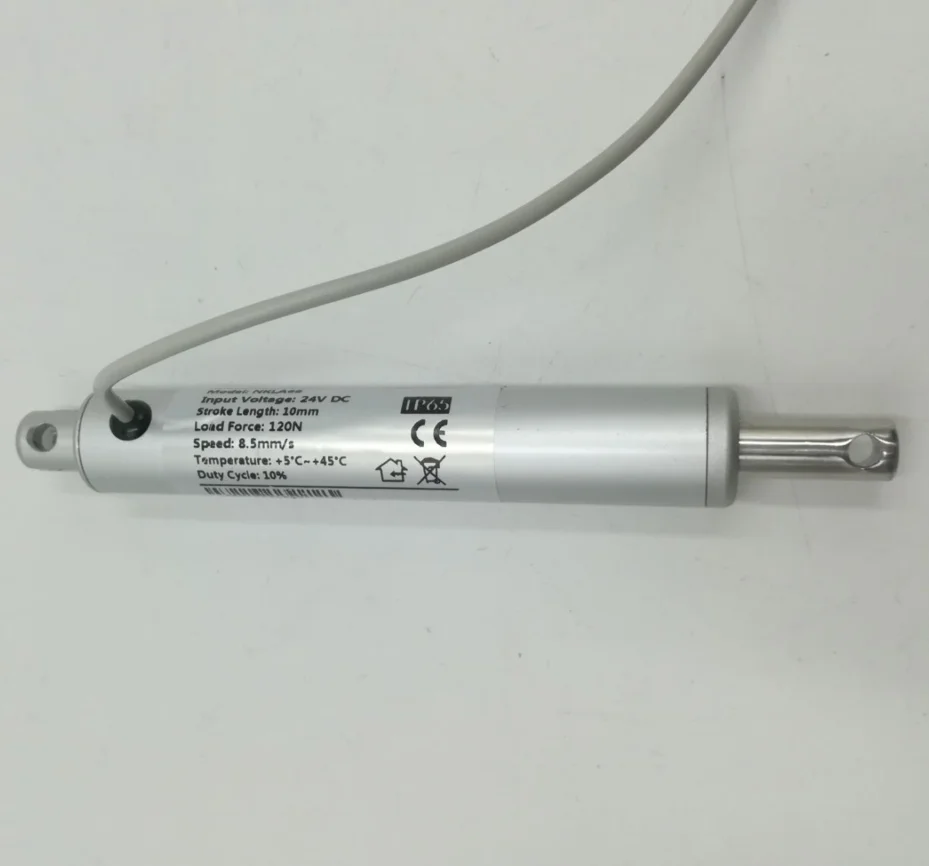 Atuador linear tubular 12V /24V DC Atuador linear elétrico à prova d'água