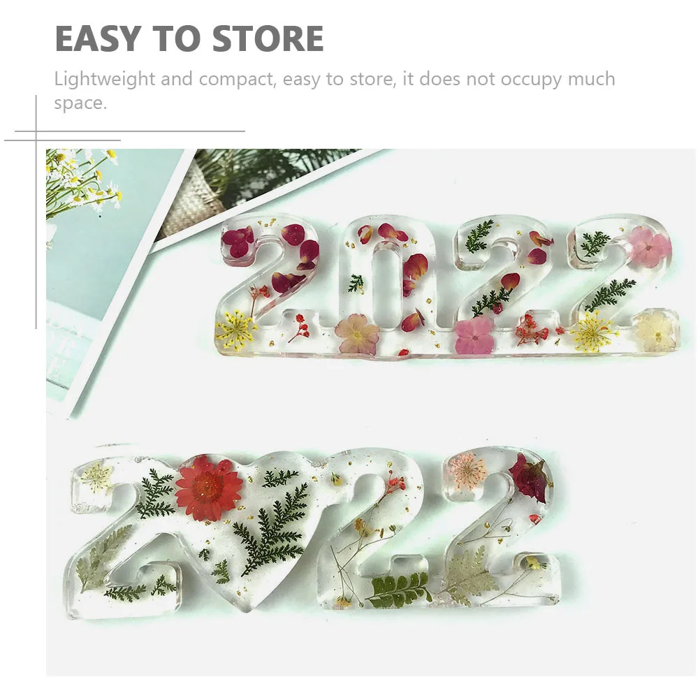 

2 pcs 3D Charms Diy Number Mold Silicone Molds For Epoxy Resin Crafting Jewelry Making Tools Lightweight Durable