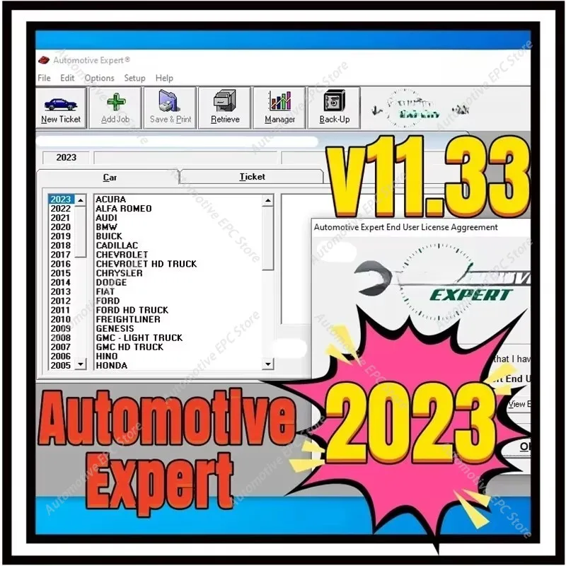 Picture 3: Automotive Expert V11.33 Car Repair Software obd2 scanner Best Shop Management Software TIME Unexpire Patch Car Maintenance Tool