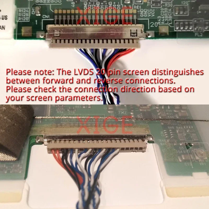 Для LQ133K1LA4A LQ133K1LD4B LQ133K1LA04 B133EW01 Комплект платы привода ЖК-дисплея DIY 1-CCFL LVDS 20-контактный 1280x800 HDMI + VGA 1280*800