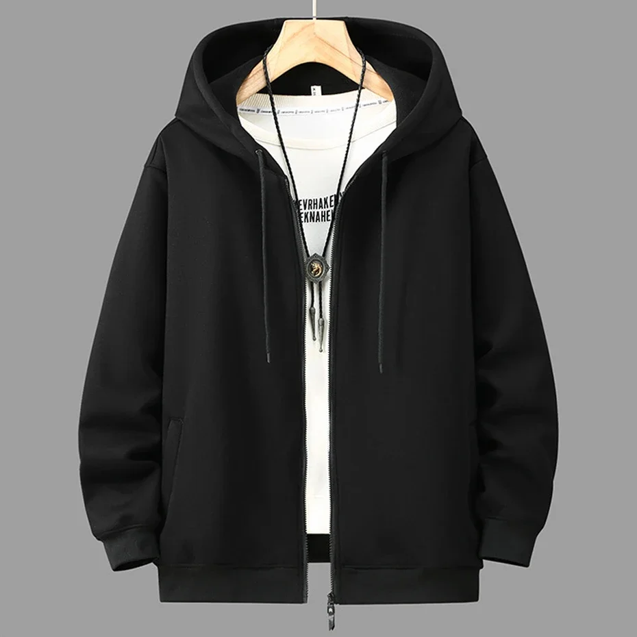 DIANRUO sweat à capuche zippé hommes grande taille 11XL sweat à capuche polaire automne hiver mode décontracté sweat à capuche camouflage vêtement homme