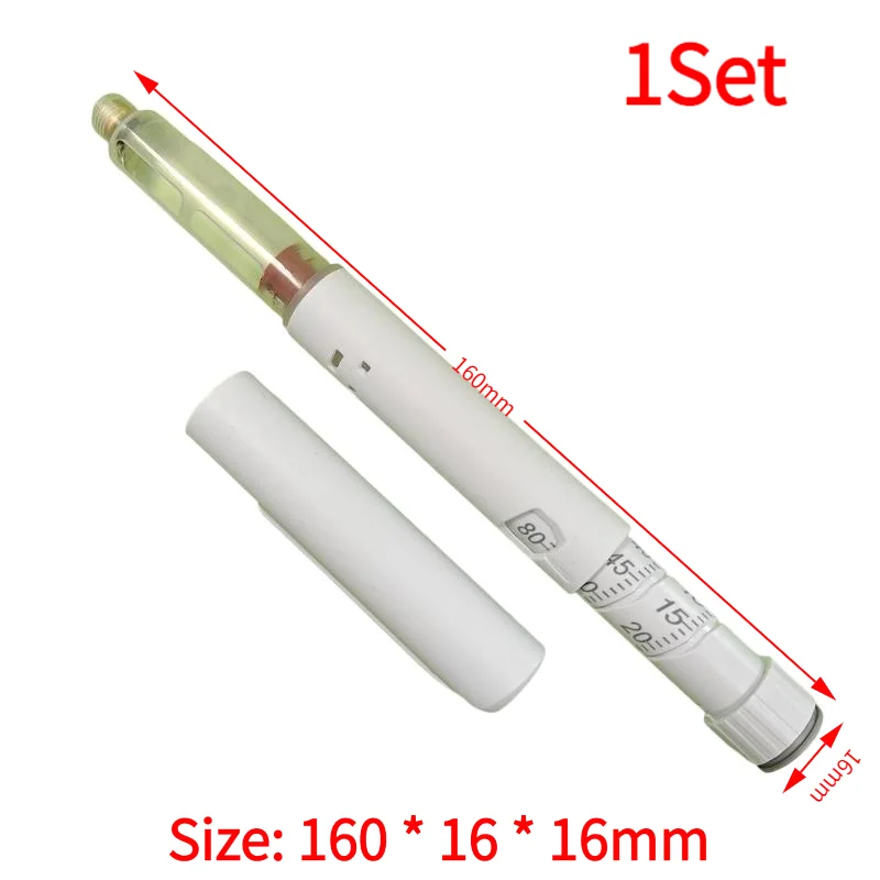 1Set Adjustable 3ml Plastic Injection Pen Portable Single-Use Injection Pen For Insulin / Growth Hormone‘