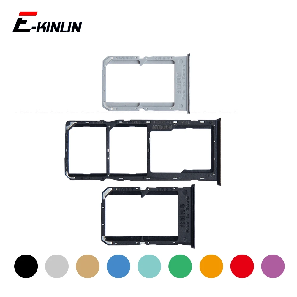 Sim Card Tray Socket Slot Reader Adapter For OPPO K9 Pro K9s Micro SD Card Holder Connector Container Replacement Parts