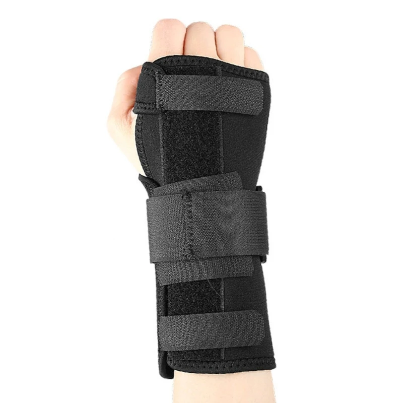   Wrist Wrap Hand Wrist Brace Built in Metal Splint Fit onLeft OR Right Hands