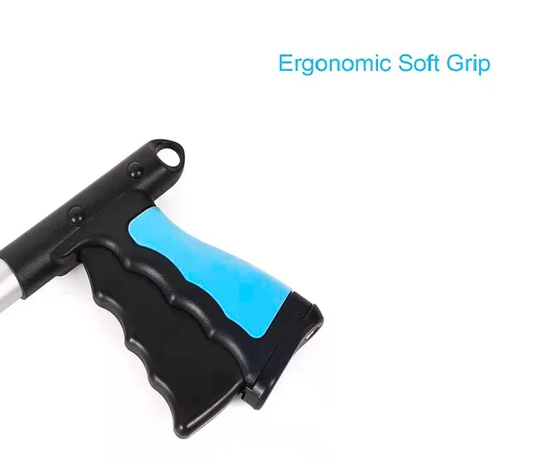 Faltbare Müllclip-Verlängerungsklemme, 32 Zoll, extra langer, faltbarer Pick-Up-Stick mit magnetischem Griff 360 ° Rotierende Anti-Rutsch-Backe – Detail 2