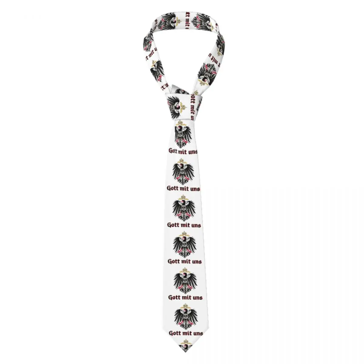 

Изготовленный на заказ галстук с флагом немецкой империи для мужчин, модные шелковые галстуки для вечеринок
