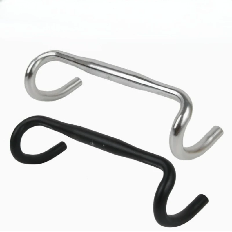 1PC Light Racing Road Bike Handlebar Bent Bar Fixed Gear bike road Bicycle Drop bar bent Handlebar Aluminum Alloy