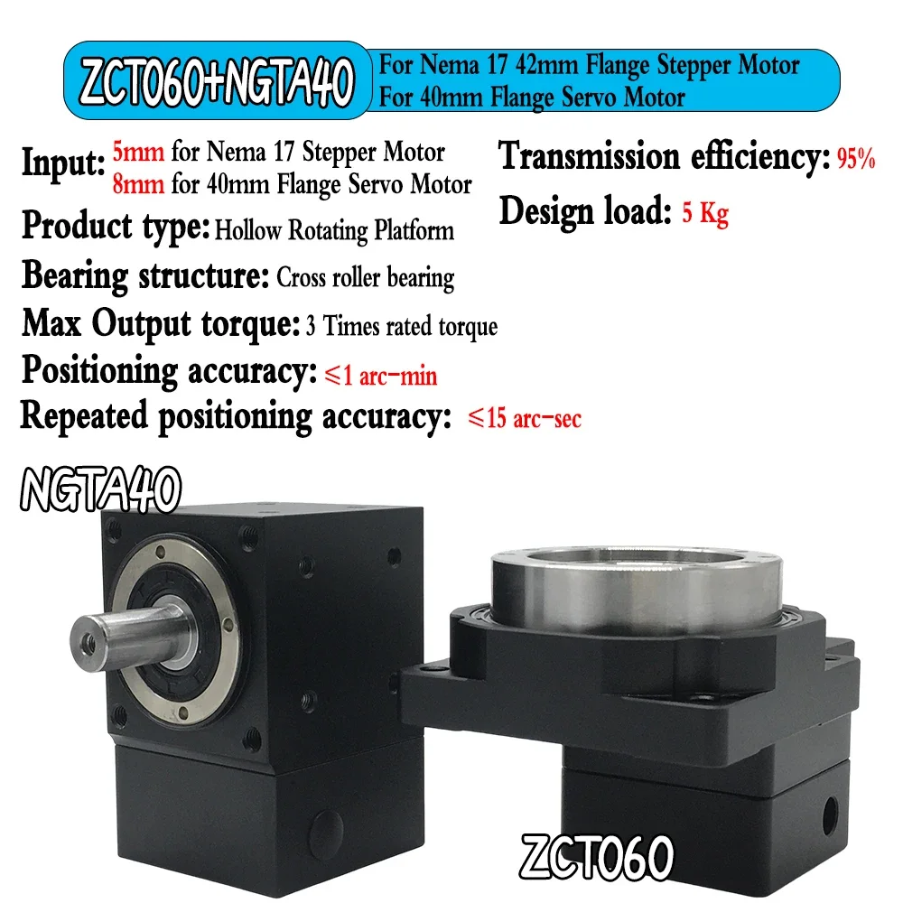 High Precision Hollow Rotating Platform Ratio 10-50:1 4 Axis/ 5 Axis/ R Axis,eplace Cam indexer/ DD motor for Cutting Tables CNC