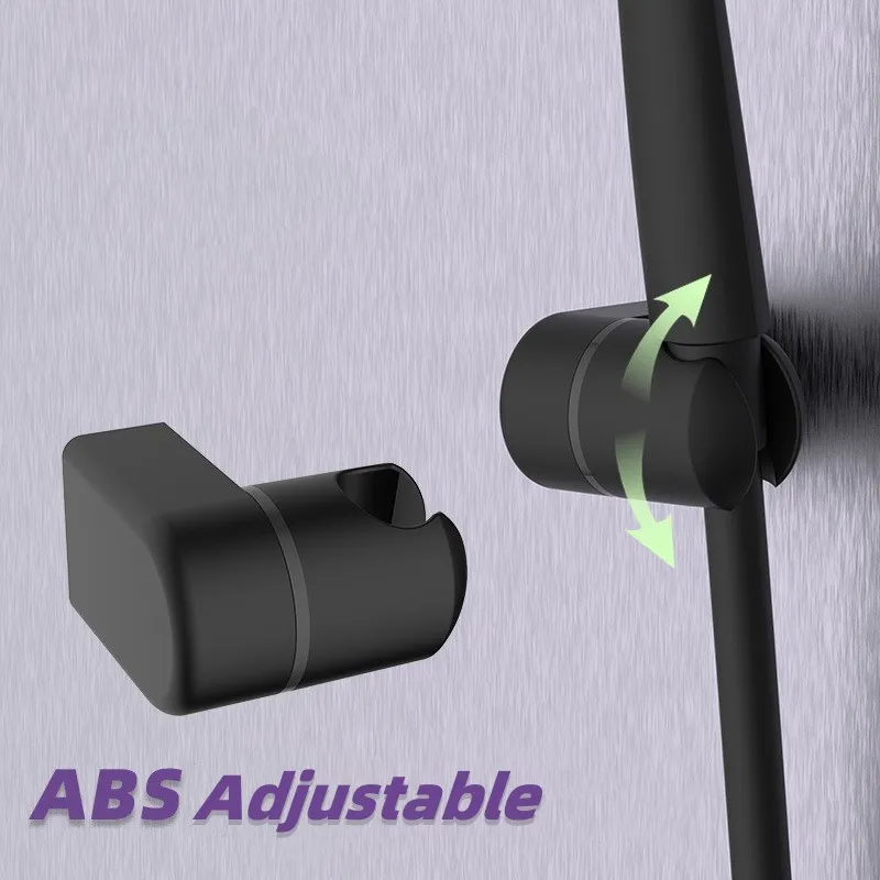 Support de pomme de douche à main universel, placage complet réglable, support de pomme de douche, support de salle de bain, Rotation Stable