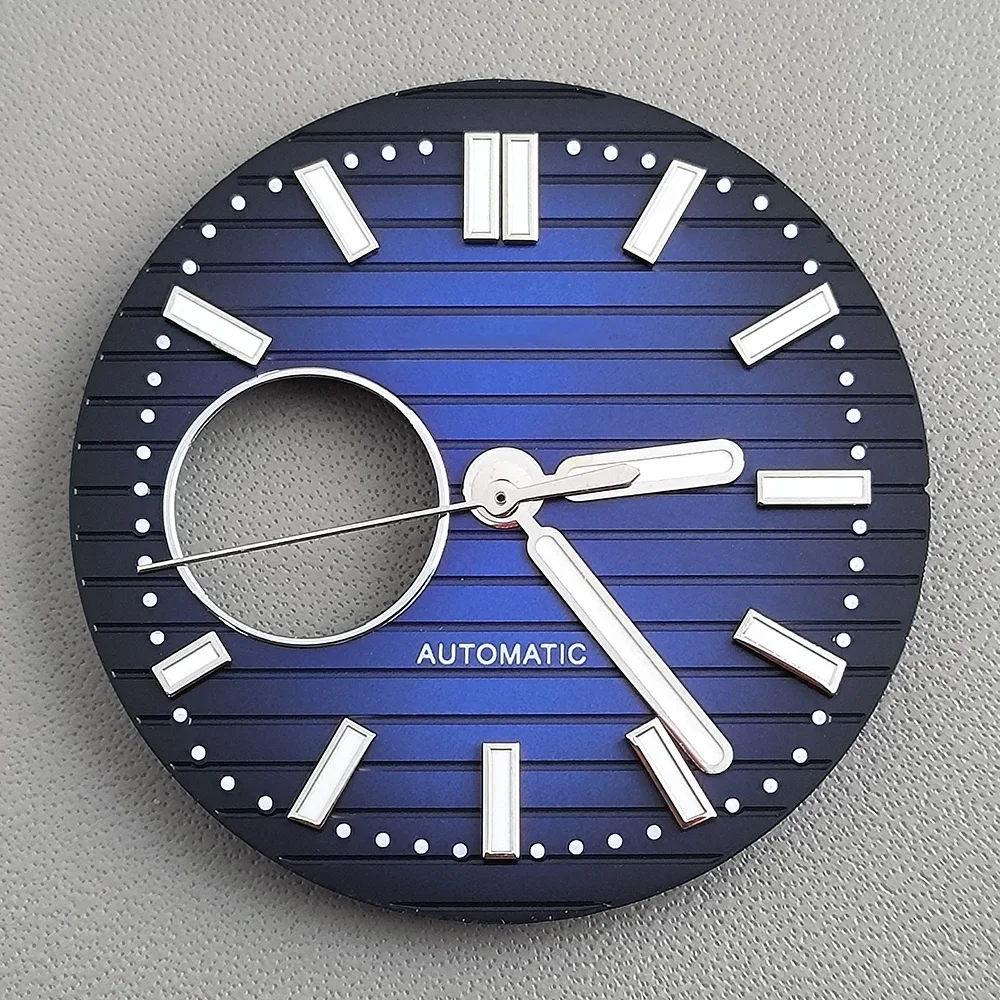 NH38 الاتصال الهاتفي 30.5 مللي متر نوتيلوس الطلب ساعة الاتصال الهاتفي الأخضر مضيئة مناسبة ل NH35 ساعة يد تعمل بالحركة اكسسوارات ساعة أداة إصلاح #3