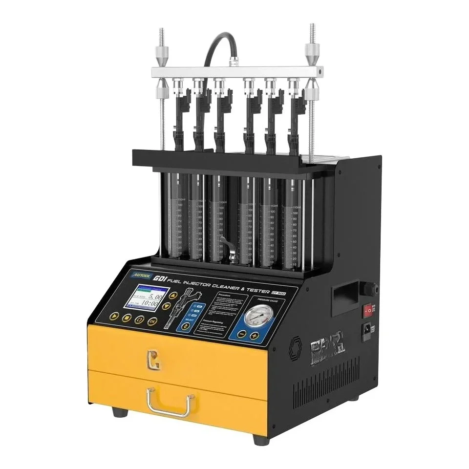 AUTOOL GDI Cleaner CT500 Automotive Electronic Petrol Fuel Injector Flow Checking Test Tester Machine Engine Analyzer for Cars