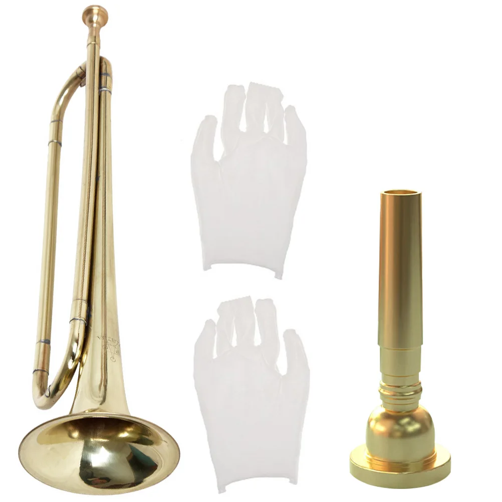 

Youth Number Small Kids Trumpet Premium Metal Cotton Materials Safe Durable Creative Design Educational Plaything Early Learning