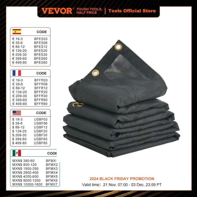 VEVOR 18oz Dump Truck Mesh Tarp PVC Coated Heavy Duty Cover with Reinforced Webbing for Manual or Electric Dump Truck Syste