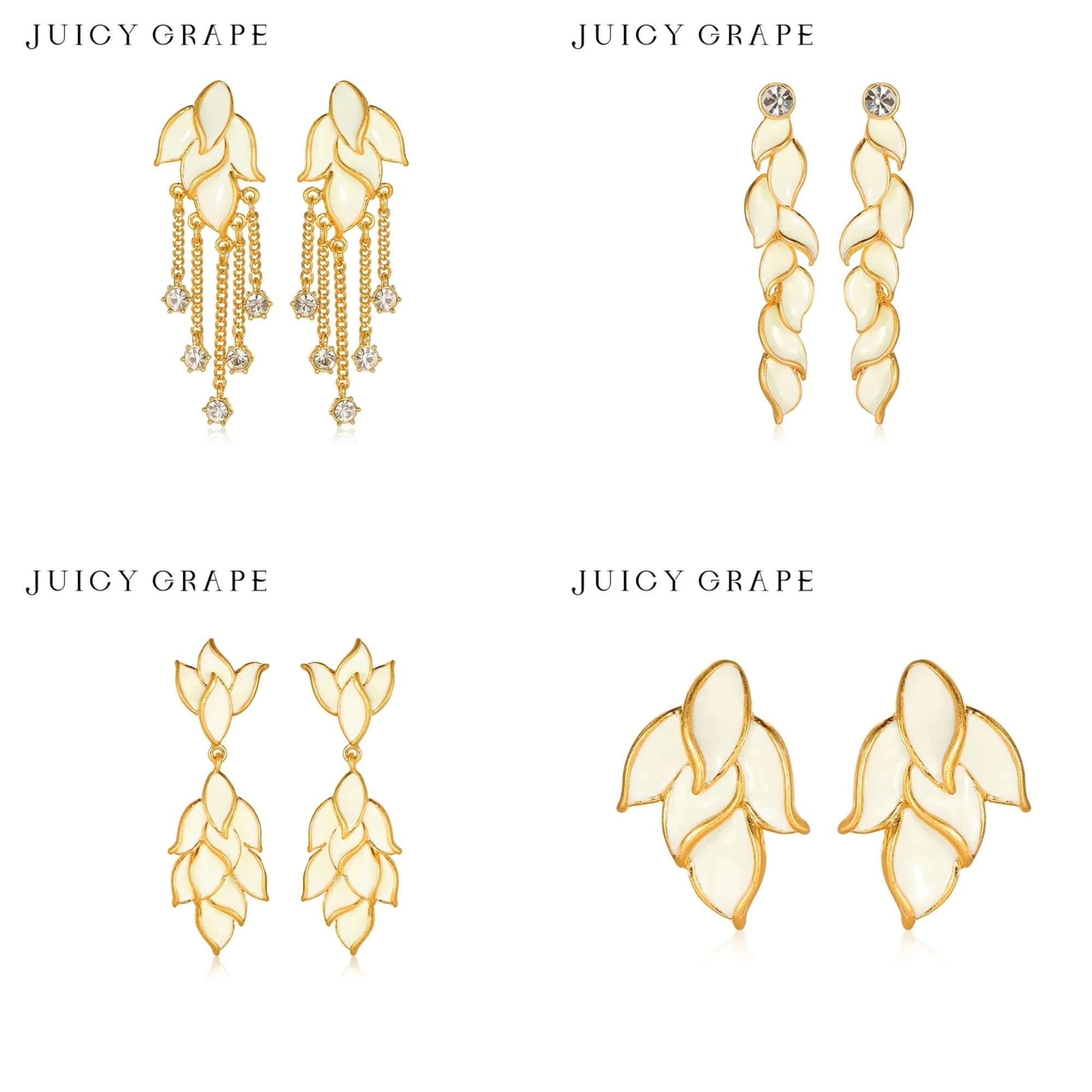 

Elegant Women's Leaf Pendant Earrings Sterling Silver Studs with Luxury Enamel Summer Jewelry Holiday Party Gift Selection