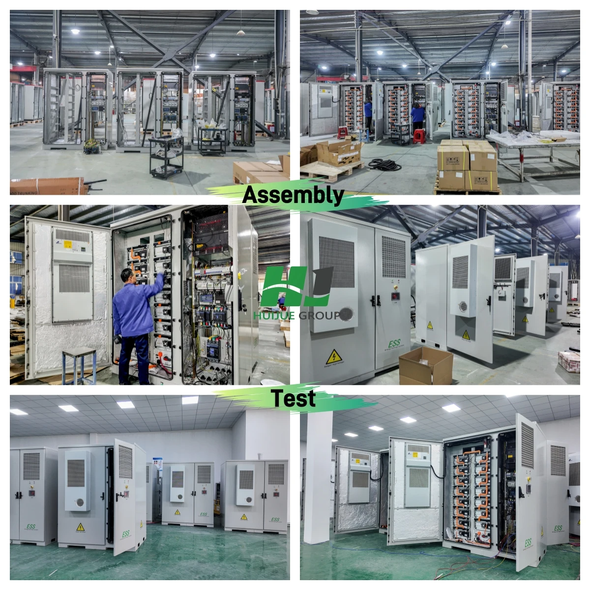ชุดแบตเตอรี่ลิเธียมไอออนระบายความร้อนด้วยอากาศ 200kWh ESS เทคโนโลยีการจัดเก็บพลังงานเชิงพาณิชย์พร้อมอินเวอร์เตอร์สําหรับระบบพลังงานแสงอาทิตย์