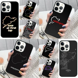 Racing Motor Sport Nurburgring Phone Case Cover for iPhone 17 Air 16 16e 12 11 13 14 15 Pro Max for Apple Plus Coque