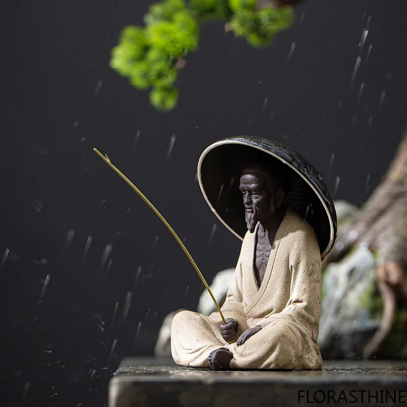 Ceramic Kung Fu Tea Strainer, Little Monk Tea Strainer, Leaking, Set Household Accessories, Ceremony Decoration