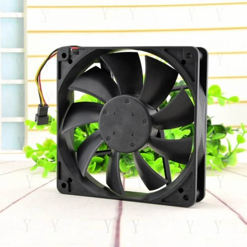 Y+ for  NMB-MAT 4710KL-04W-B19 12025 12V 0.17A 3 line double ball silent chassis fan
