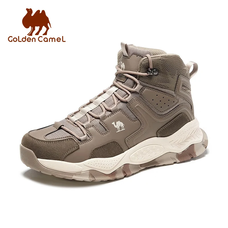 GOLDEN CAMEL Outdoor Waterproof Hiking Shoes High-top Boots Sports Training Trekking Shoes for Men 2023 Non-slip Wear-resistant