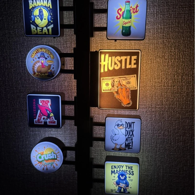 3D Magnetic Fridge Stickers Luminous Customize personalized patterns Light Box Decorative