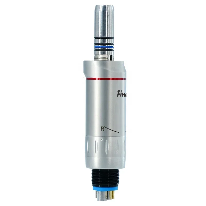 6 holes 1:2 speed increasing fiber optic dental low speed LED air motor handpiece