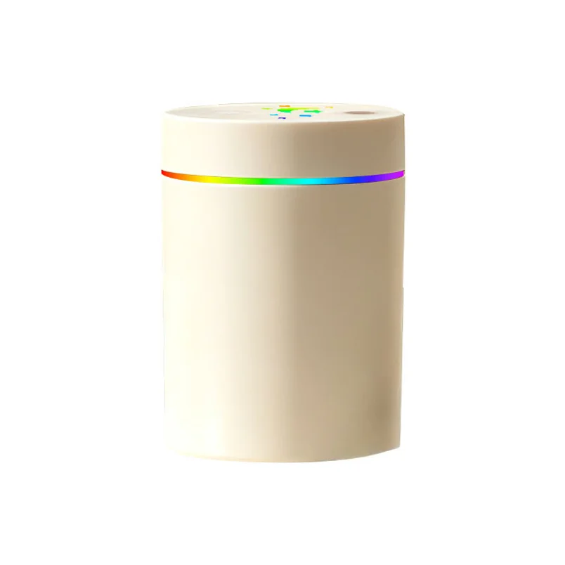 Quiet Usb Air Humidifier, Small Portable Mist Humidifier With Large Mist Volume & Ambient Light For Dorm Home Office Car Desktop