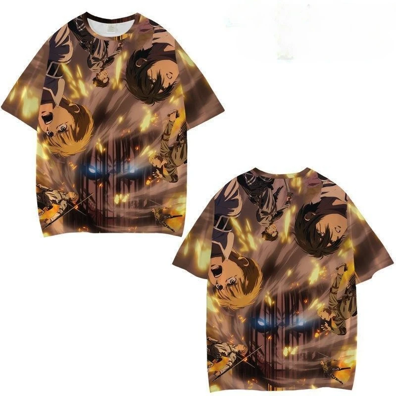bandai-anime-ataque-em-tita-t-camisa-cena-de-batalha-dinamica-personagem-impressao-manga-curta-topo-design-grafico-completo-vestuario-elegante