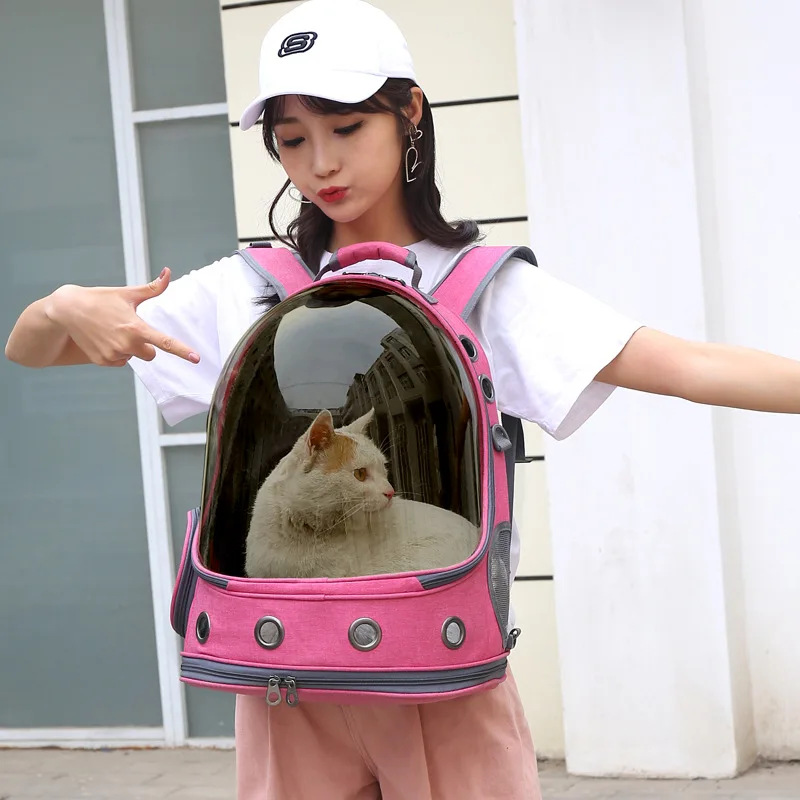 New Full-view Space Capsule Pet Bag Transparent Pet Bag Dog Bag Pet Supplies Cat Bag Backpack Space Bag