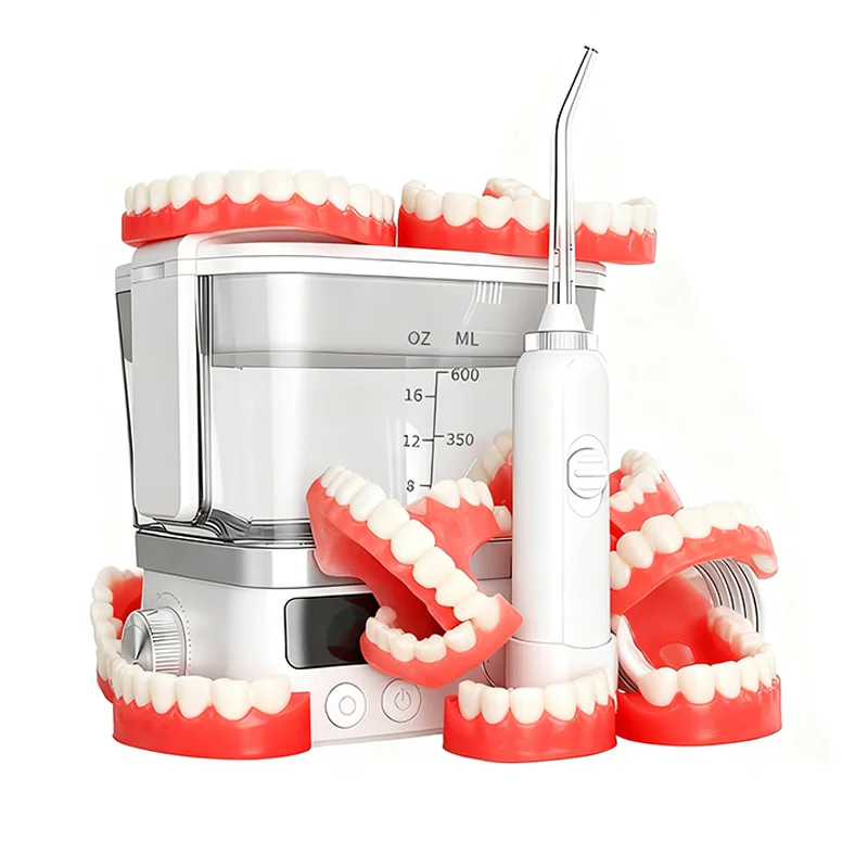 

Портативный стоматологический ирригатор для полости рта, гигиена полости рта, ирригатор для воды, 4 струйных наконечника, насадки, 10 режимов, очиститель воды с резервуаром для воды 600 мм