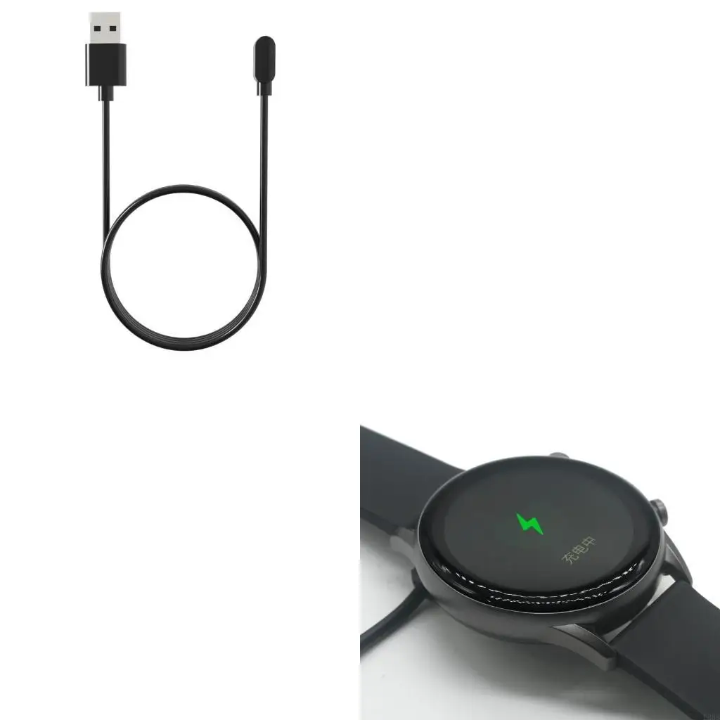 

USB Charging Cable Holder Power Adapter Dock Mount Bracket Cradle for Haylou-RT2 LS10 Smartwatch