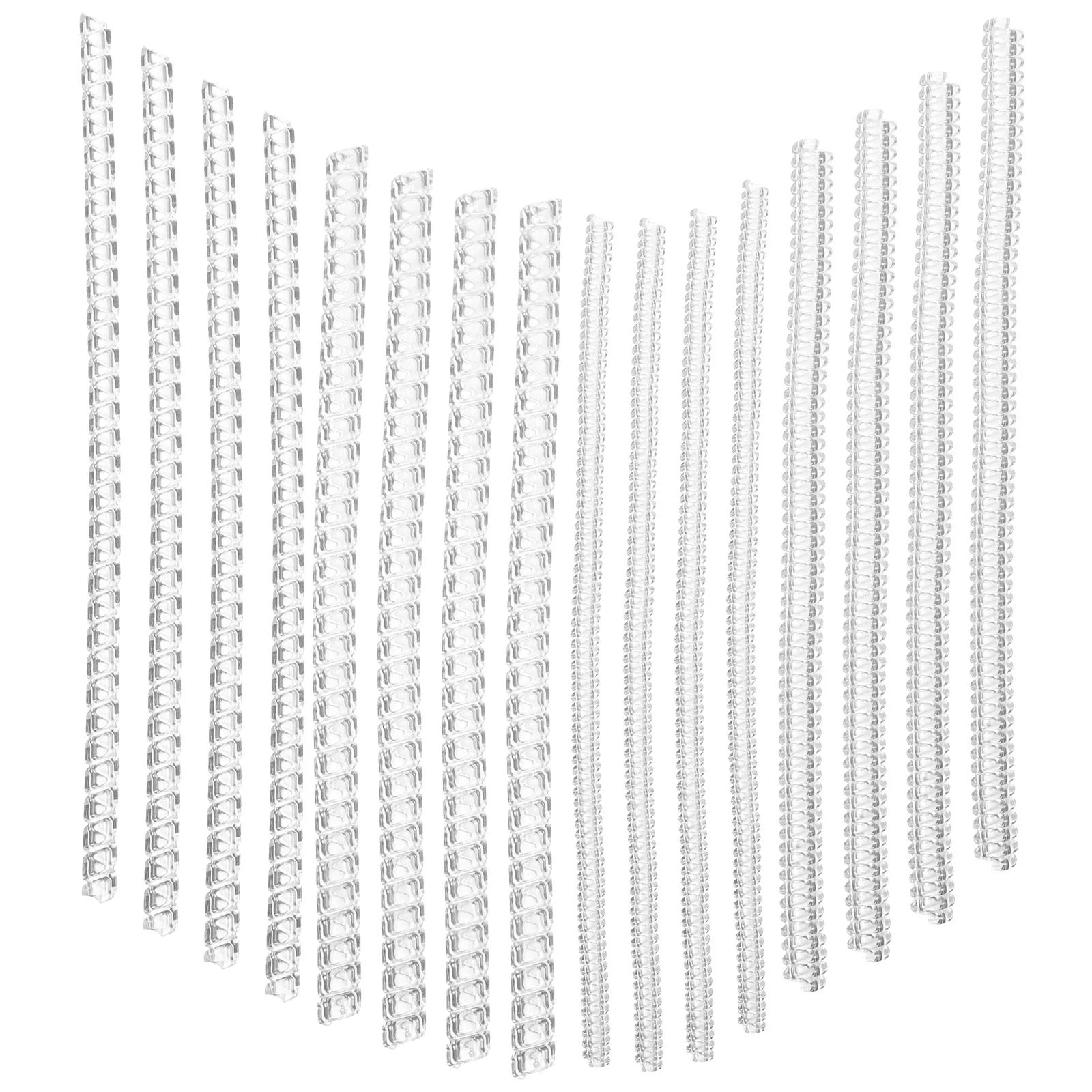 

16pcs Guards Invisible Silicone Adjusters Transparent Circle Flat Round Resizing Jewelry Supplies Tools Jewelry Supplies