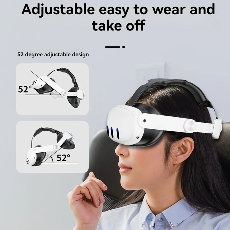 For Quest 3  Accessories Adjustable Head Strap Replacement For Enhanced Comfort Support And Gaming Immersion