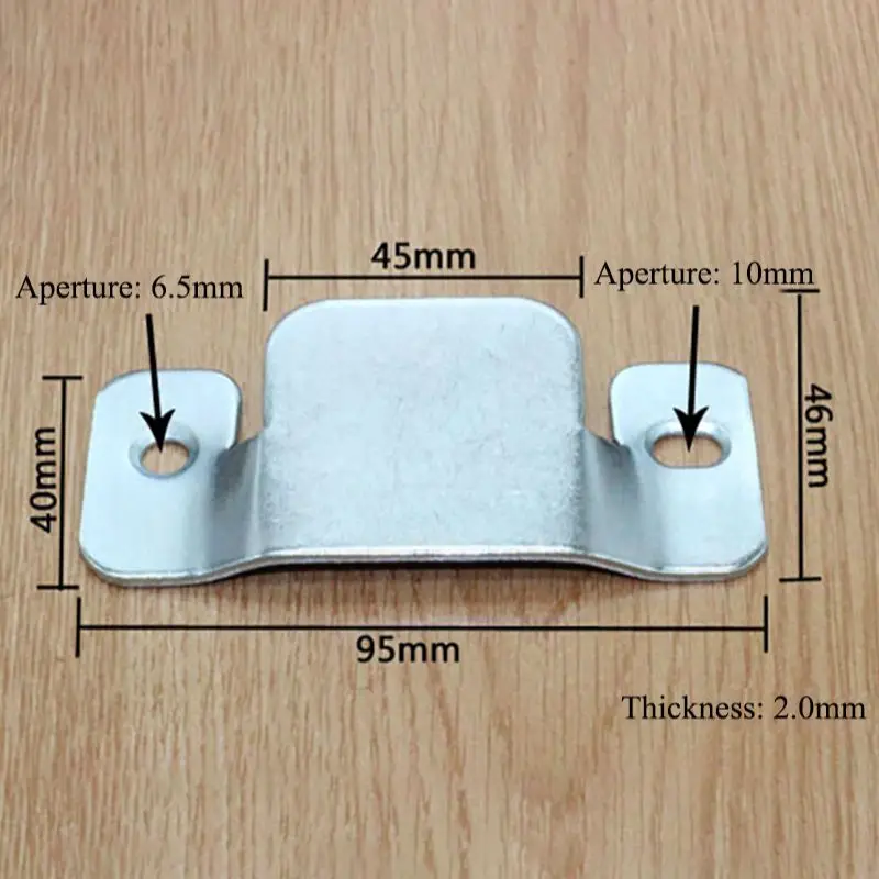 4Pcs/lots Furniture Frames Sofa Connection Buckle Hing Double Hole Connecting Hings Buckles Mirror, Picture Frame Fixed Hings
