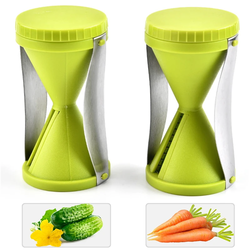 Vegetable Spiralizer Bundle Fruit Slicer Julienne Peeler Stainless Steel Vegetable Spiral Slicer Julienne Cutter