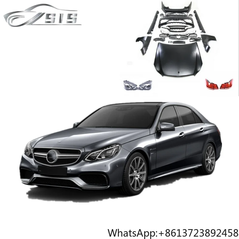 

W212 Upgrade Body Kits for E Class W212 2009-2013 to 2016 Model E63 Body Kits Full Car Bumper With Lights for W212 E63 Body Kits
