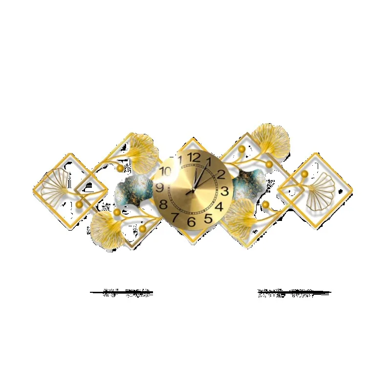 Металлические настенные часы для ресторана, скандинавское искусство, минималистичные, бесшумные, эстетические настенные часы, художественная роспись, Reloj De Pared, украшение для гостиной