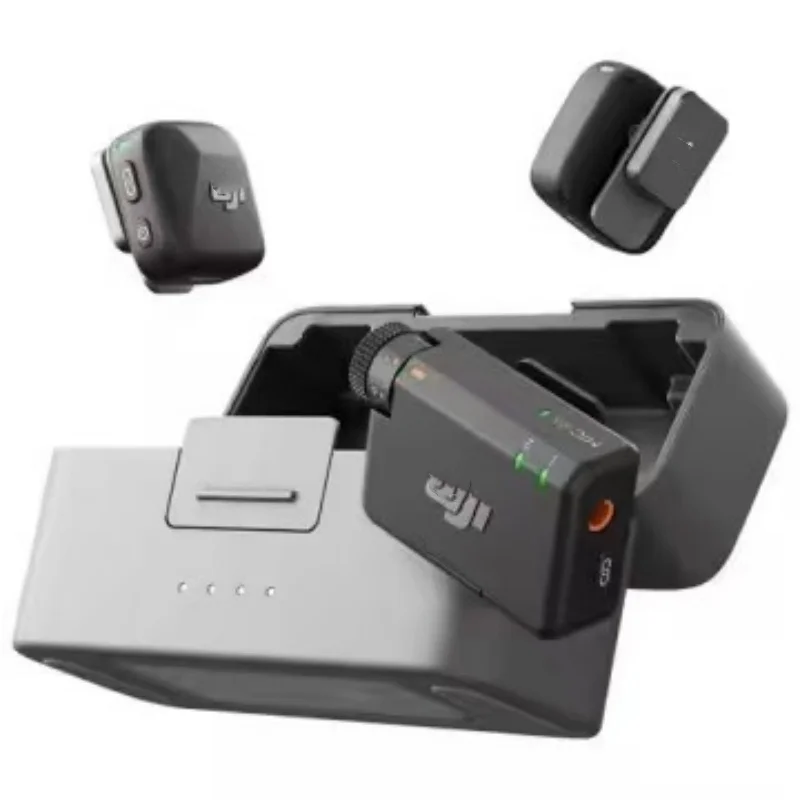 

Original Factory Supply Dij Mini Microphone Kit 250m Transmission Range Dual-Channel Recording Onboard Memory-Stock