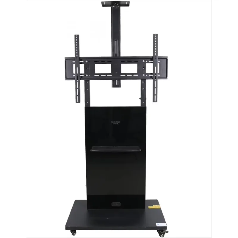 

ZJW STLF Advanced Down Tray Capacity 4.5kg/10lbs Mobile Tv Cart Mobile Bracket for Interactive Flat Panel Tv Wall Mount Fireplac