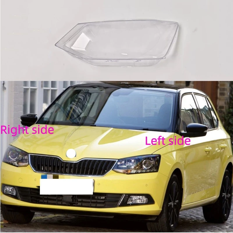 

For Skoda Fabia 2015 2016 2017 Car Headlight Shell Headlamp Lens Cover Replace Lamp Shade Headlamp Glass