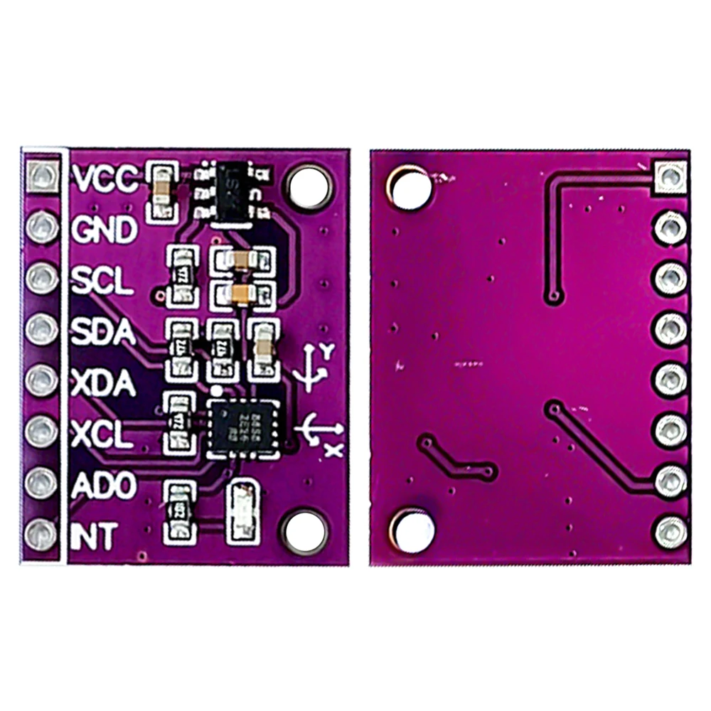 QMI8658 Sensor Modules for BMI160 6-Axis 6DFO Replacement for MPU6050 8PIN QMI8658A/C Gyro Evaluation Boards