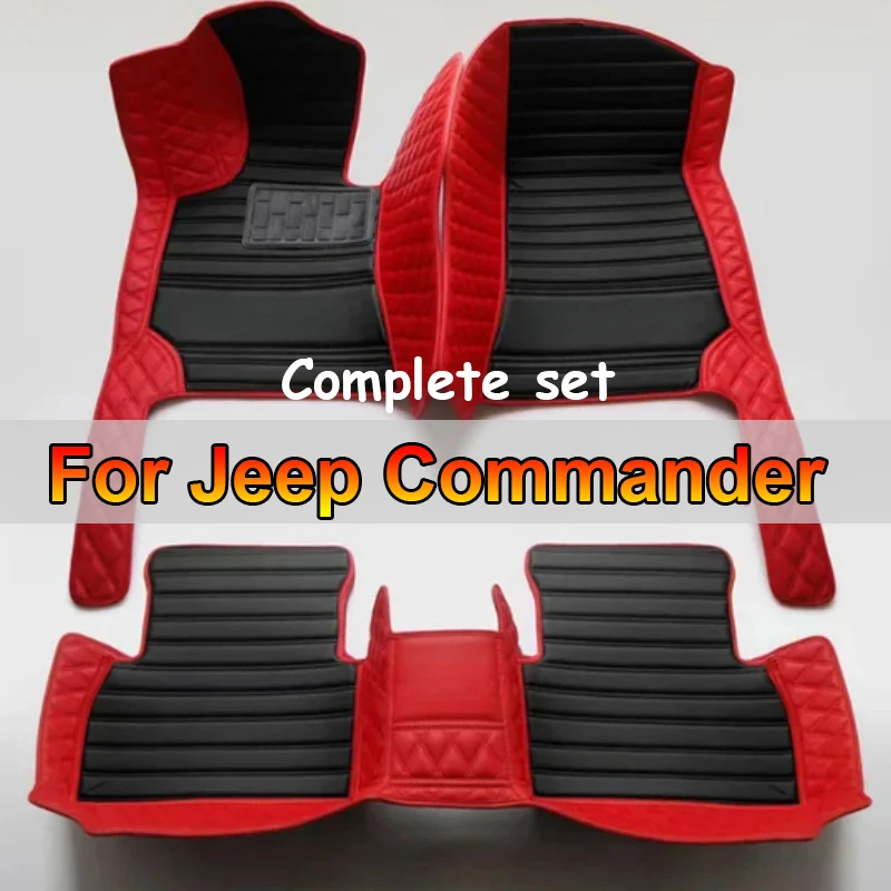 

3 шт. пользовательские 3D автомобильные коврики с полным покрытием для Jeep Commander 2018-2023 wrangler 2018-2022 4 двери аксессуары для интерьера ковер